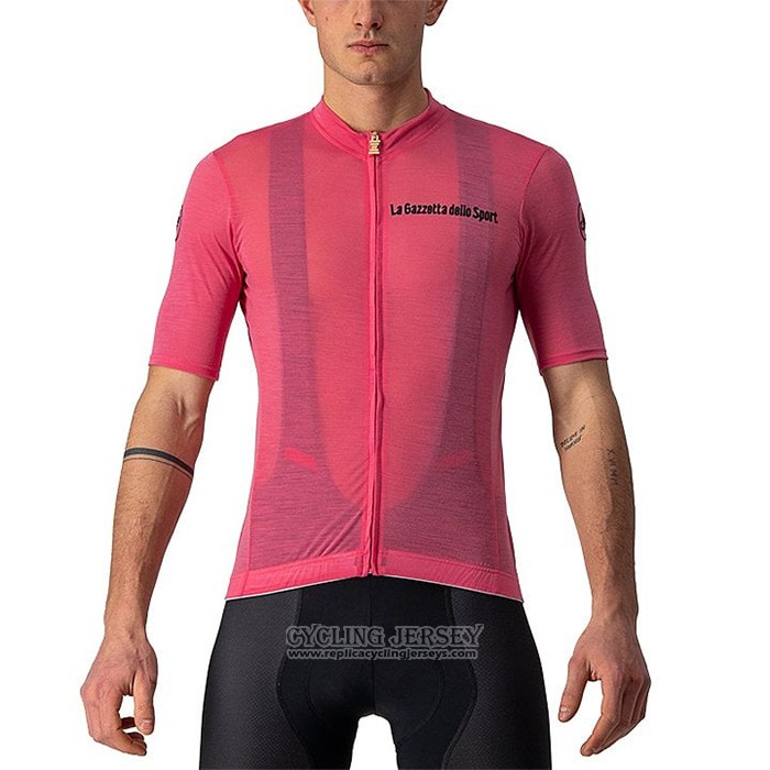 2021 Cycling Jersey Giro D'italy Pink Short Sleeve And Bib Short